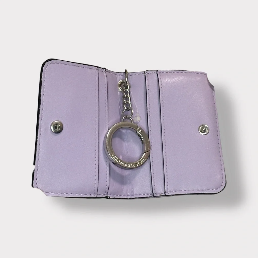 Victoria's Secret Quilted Mini Wallet Pink with Silver Hardware - Picture 4 of 4